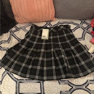 Plaid Black and White skirt